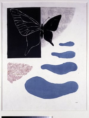 恩地孝四郎: Butterfly Season - 大英博物館