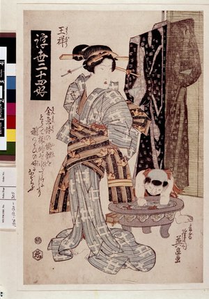 Keisai Eisen: O-jo / Ukiyo Nijushi-ko - British Museum