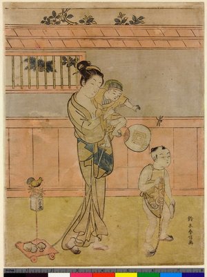 Japanese Print by Suzuki Harunobu, 鈴木春信 (Suzuki Harunobu (鈴木春信))