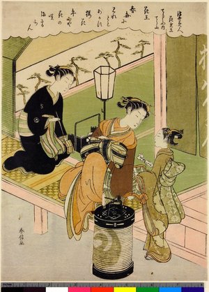 Suzuki Harunobu: Ukiyo Bijin Hana-Mi-tate - British Museum