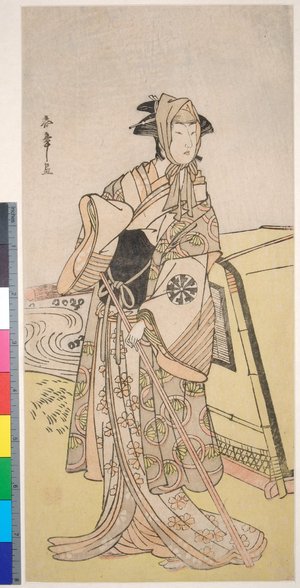 勝川春章: diptych print - 大英博物館