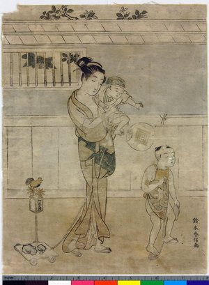 Japanese Print by Suzuki Harunobu, 鈴木春信 (Suzuki Harunobu (鈴木春信))