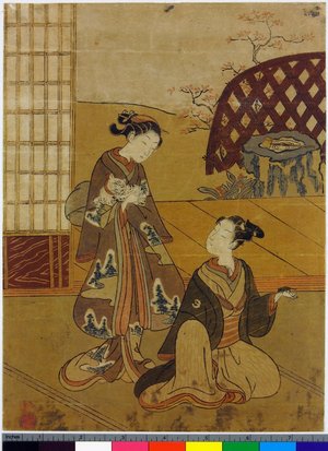 Japanese Print by Suzuki Harunobu, 鈴木春信 (Suzuki Harunobu (鈴木春信))