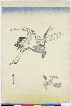 Japanischer Druck von Kitagawa Utamaro, 喜多川歌麿 (Kitagawa Utamaro (喜多川歌麿))