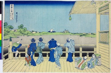葛飾北斎: Gohyaku Rakanji / Fugaku sanju-rokkei 冨嶽三十六景 (Thirty-Six Views of Mt Fuji) - 大英博物館