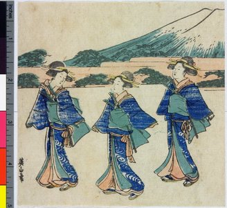 菊川英山: surimono - 大英博物館
