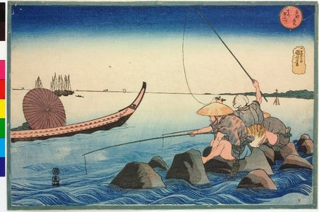 Utagawa Kuniyoshi: Teppozu てっぽうす / Toto meisho 東都名所 (Famous Places in Edo) - British Museum