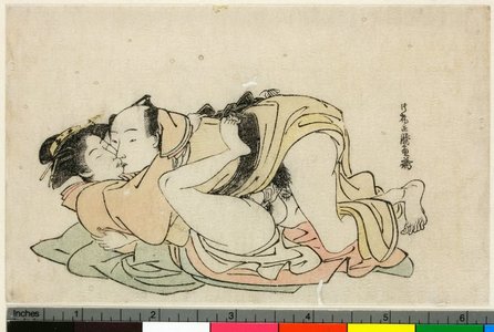 磯田湖龍齋: shunga / print - 大英博物館