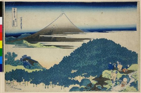 Katsushika Hokusai: Aoyama Enza no matsu / Fugaku Sanju Rokkei - British Museum