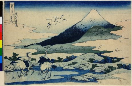 Katsushika Hokusai: Soshu Umezawa hidari / Fugaku Sanju Rokkei - British Museum
