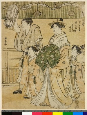 Torii Kiyonaga: Seiro Jisshu-ko - British Museum
