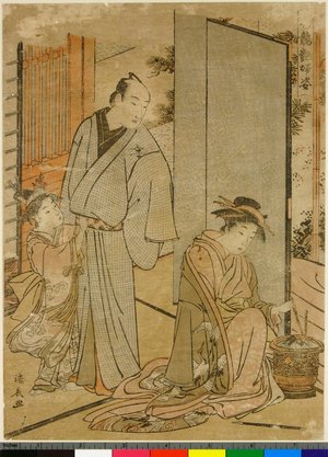 鳥居清長: Iro-kurabe Enpu Sugata - 大英博物館