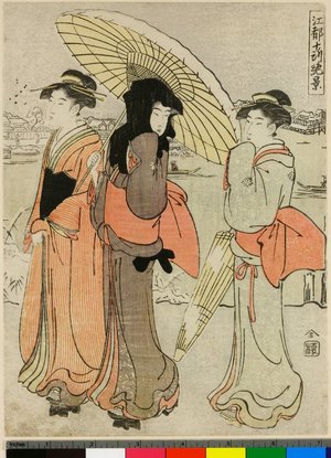 勝川春潮: Edo Jisho Zekkei - 大英博物館