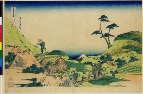 葛飾北斎: Shimo Meguro / Fugaku Sanju Rokkei - 大英博物館