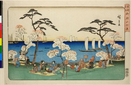 Utagawa Hiroshige: Gotenyama yukyo / Toto Meisho - British Museum