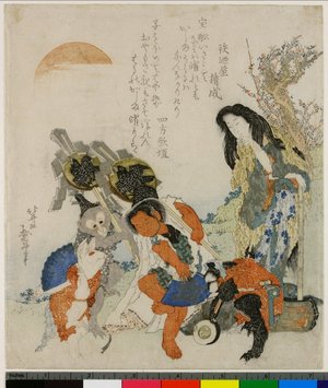 Katsushika Hokusai: surimono (?) / print - British Museum