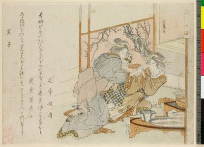 Teisai Hokuba: Shu (Sake) / Sanyu - British Museum