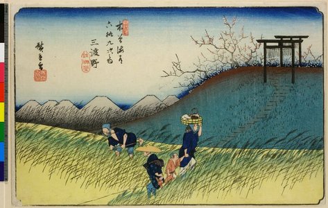 Utagawa Hiroshige: No 42 Mitono / Kisokaido Rokujukyu-tsugi no uchi - British Museum