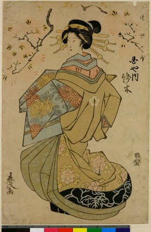晩器春政: Kuniya-uchi Nishikigi - 大英博物館