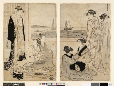 Torii Kiyonaga: Minami Juni-ko - British Museum