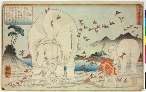 Utagawa Kuniyoshi: Taishun 大舜 (Dashun) / Nijushi-ko doji kagami 二十四孝童子鑑 (Twenty Four Paragons of Filial Piety for Children) - British Museum