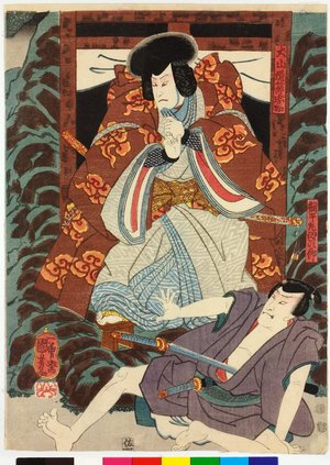 Utagawa Kuniyoshi, 歌川国芳 (Utagawa Kuniyoshi (歌川国芳))による浮世絵「diptych print」