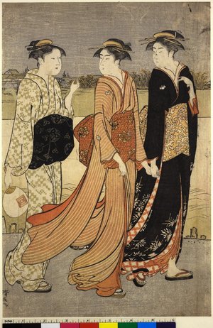 Torii Kiyonaga: diptych print - British Museum