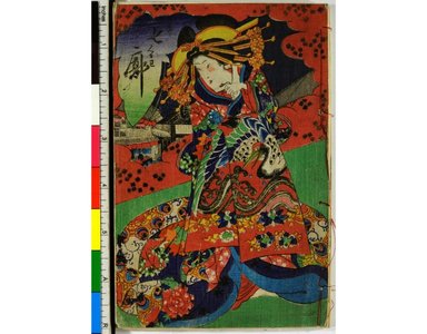Utagawa: Nana kuruwa hana no iro-dori 七廓花の色取 - 大英博物館