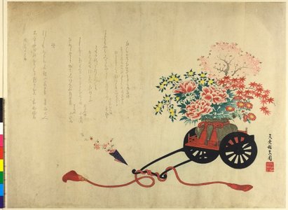 Gyokuen: surimono / diptych print - British Museum
