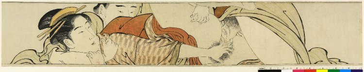 Torii Kiyonaga: Sode no maki (Handscroll for the Sleeve) - British Museum