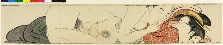 Torii Kiyonaga: Sode no maki (Handscroll for the Sleeve) - British Museum