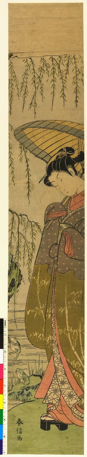 鈴木春信: print / hashira-e - 大英博物館