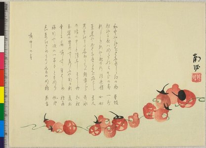Tanaka Nangai: surimono - British Museum