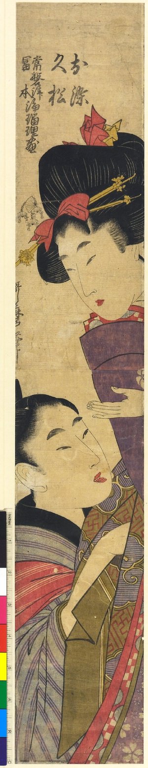 Kitagawa Utamaro: Tokiwazu Tomimoto Joruri-zukushi - British Museum