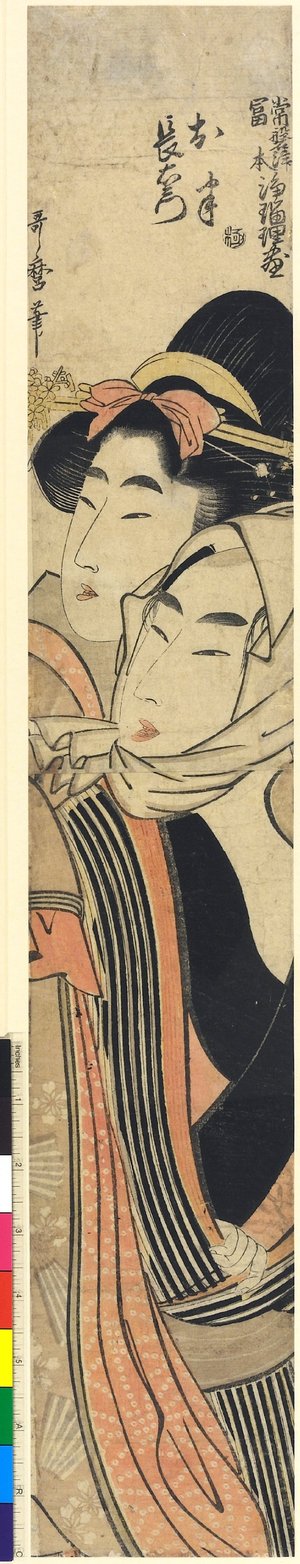 Kitagawa Utamaro: Tokiwazu Tomimoto Joruri-zukushi - British Museum