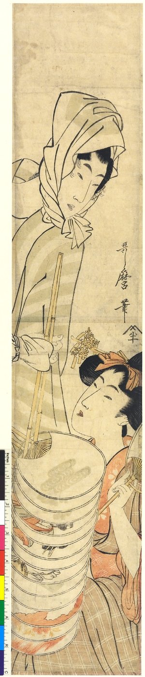 喜多川歌麿: print / hashira-e - 大英博物館