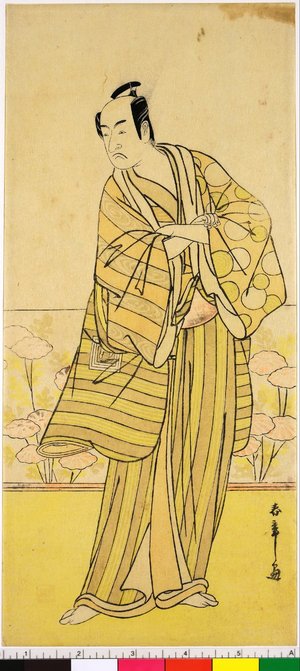 勝川春章: diptych print - 大英博物館