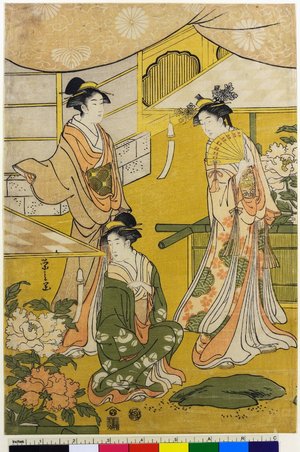 Hosoda Eishi: Genji Hana no en - British Museum