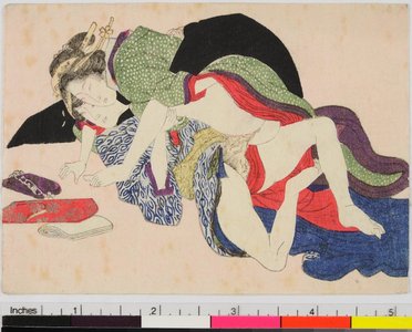 渓斉英泉: shunga / print - 大英博物館