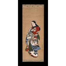 Toyohara Chikanobu: painting / hanging scroll - British Museum