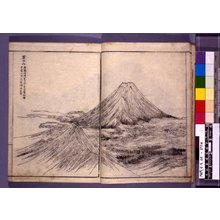 Tani Buncho: Nihon meizan zue 日本名山図会 (Illustrations of Famous Mountains in Japan) - British Museum