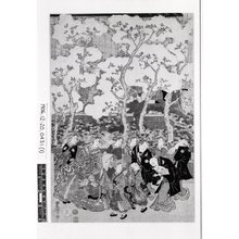 歌川豊国: Shin-Yoshiwara sakura no keshiki - 大英博物館