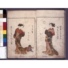 Suzuki Harunobu: Ehon seiro bijin awase 絵本青楼美人合 - British Museum
