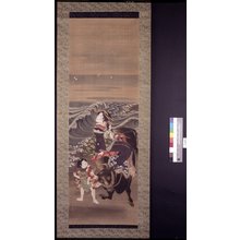 Utagawa Toyokuni I: mitate-e / painting / hanging scroll - British Museum