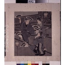 歌川国鶴: painting / handscroll - 大英博物館