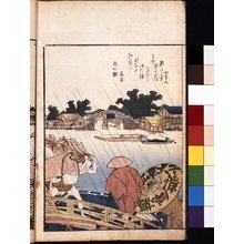 Katsushika Hokusai: Ehon Sumidagawa ryogan ichiran 絵本隅田川両岸一覧 (Panoramic Views on Both Banks of the Sumida River at a Glance) - British Museum