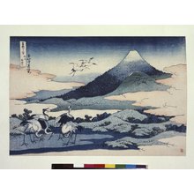Katsushika Hokusai: Soshu Umezawa-zai 相州梅澤左 (Umezawa Manor in Sagami Province) / Fugaku sanju-rokkei 冨嶽三十六景 (Thirty-Six Views of Mt Fuji) - British Museum