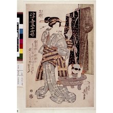 Keisai Eisen, 渓斉英泉 (Keisai Eisen (渓斉英泉))による浮世絵「O-jo / Ukiyo Nijushi-ko」