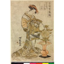 Isoda Koryusai: Chojiya-uchi Hina-zuru / Seiro Tokiwa Nishiki - British Museum