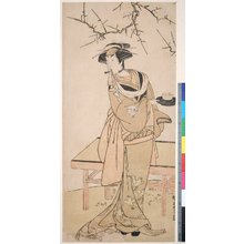 勝川春章: diptych print - 大英博物館